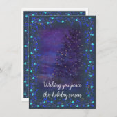 Carte Condolence de Noël (Devant / Derrière)