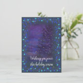 Carte Condolence de Noël (Debout devant)