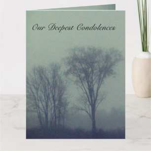 Carte Condolence familiale