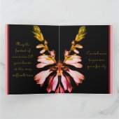 Carte Condolence florale (Intérieur)