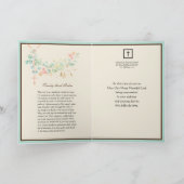 Carte Condolence religieuse catholique Condolence Crucif (Intérieur)