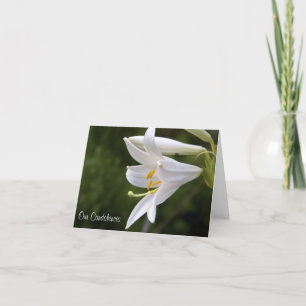 Carte Condolences Floral Card