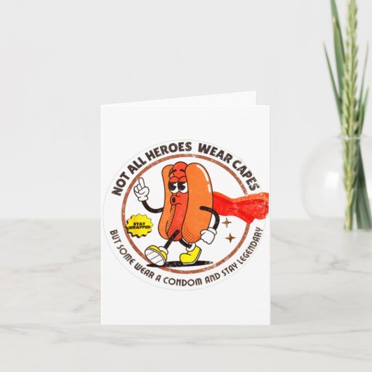 Carte Condom Legend Inappropriate Funny 90s Retro T Funn (Devant)