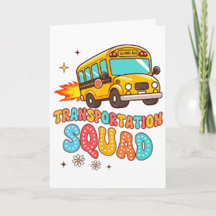 Carte Conducteur de bus scolaire La vie Bus jaune Transp
