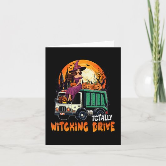 Carte Conduite totalement ensorcelante Sorcière mignonne (Devant)