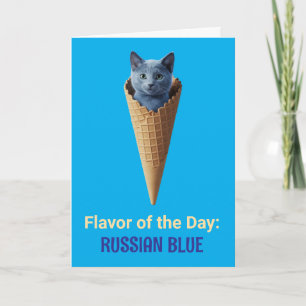 Carte Cône bleu russe