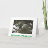 Carte Cône de pin (Dos)