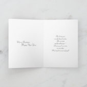 Carte Cônes de neige et de pin de Noël Mi-siècle (Intérieur)