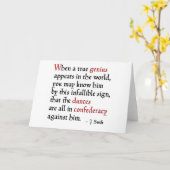 Carte Confederacy des cancres (Fleur jaune)