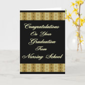 Carte Confélicitations On Your Graduation From Nursing S (Fleur jaune)