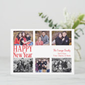 Carte Confetti orange amusant et gai (Debout devant)