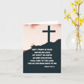 Carte Confiance dans l'amour et la joie indéfectibles de (Fleur jaune)