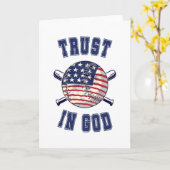 Carte Confiance en Dieu (Fleur jaune)