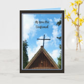 Carte Confirmation Blessings Greeting (Fleur jaune)