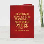 Carte Confirmation de Catherine Siena pour Set the World (Devant)