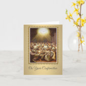 Carte Confirmation de l'Esprit Saint sur les Apôtres (Fleur jaune)