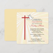 Carte Confirmation des rayons dorés de la colombe de la  (Devant / Derrière)