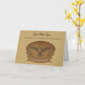 Carte Confirmation du Saint-Esprit | Félicitations à l'E (Fleur jaune)