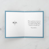 Carte Confirmation Saint-Esprit Nuages Rayons Colombe (Intérieur)