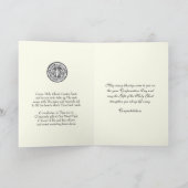 Carte Confirmation Saint-Esprit Pentecôte Vierge Marie V (Intérieur)