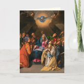 Carte Confirmation Saint-Esprit Vierge Marie Apôtres (Devant)