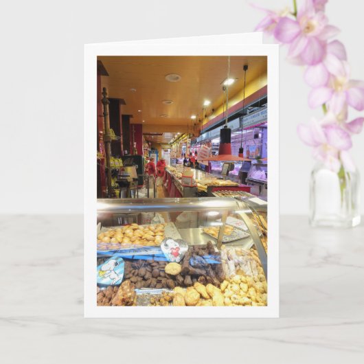 Carte Confiserie au Mercado Central, Valence (Orchidée)