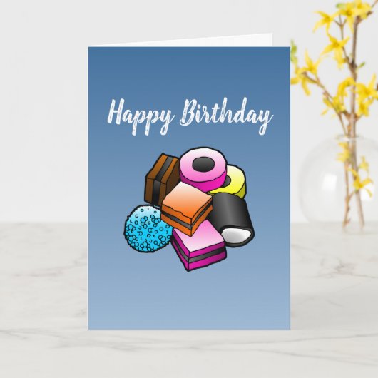 Carte Confiserie de Licorice (Fleur jaune)