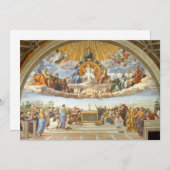 Carte Conflit du Saint Sacrement, Raphael Sanzio (Devant / Derrière)