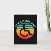 Carte Conformité ADA Conformité Accessibilité Conformité (Devant)