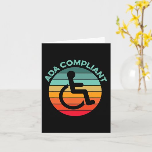Carte Conformité ADA Conformité Accessibilité Conformité (Fleur jaune)