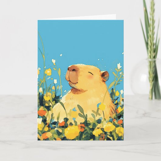 Carte Confort Capybara (Devant)