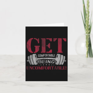 Carte Confort Être inconfortable Salle De Fitness Bo