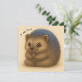 Carte Confort Personnalisable Nim Do Yoga (Debout devant)