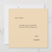 Carte Confort Personnalisable Nim Do Yoga (Dos)