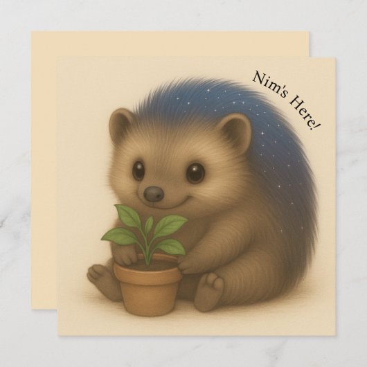 Carte Confort Personnalisable Nim Gardens (Devant / Derrière)