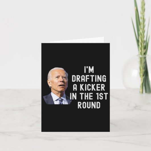 Carte Confus Rédaction Kicker Funny Imaginaire Football (Devant)