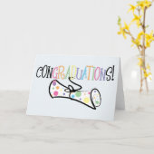 CARTE CONGRADUATIONS ! (Fleur jaune)