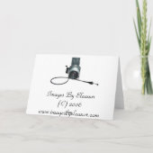 Carte congrats dès le nouveau venu (Dos)