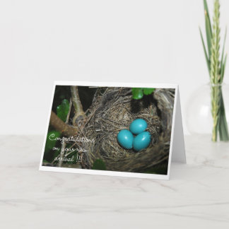 Carte congrats dès le nouveau venu