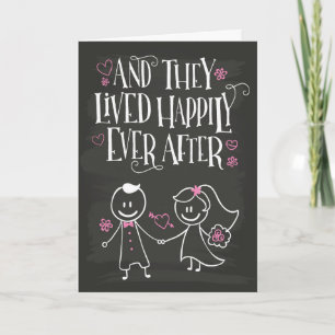 Carte Congrats, et They Lived Happily Ever After