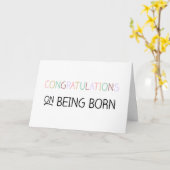 Carte Congrats sur être soutenu… Il y a un temps (Fleur jaune)