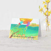 Carte Congrats sur le mariage (Fleur jaune)