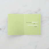 Carte Congratulation class of year green taupe modern (Intérieur)