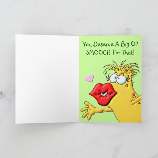 Carte Congratulation Smooch (Intérieur)