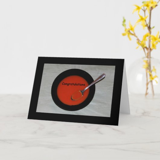 Carte Congratulations (Fleur jaune)