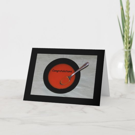 Carte Congratulations (Devant)