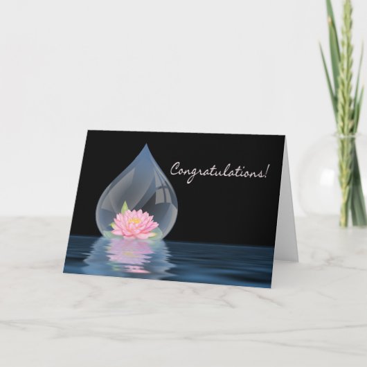 CARTE CONGRATULATIONS (Devant)