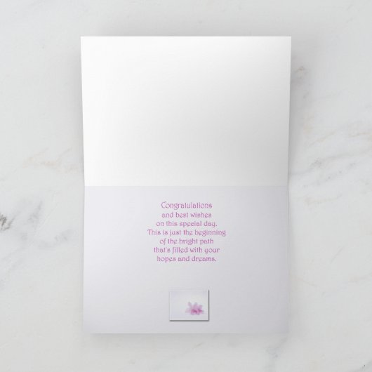 Carte Congratulations (Intérieur)