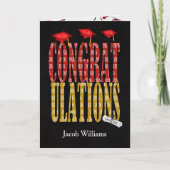 Carte Congratulations 2026 Graduation  (Devant)