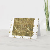 Carte Congratulations 50th Wedding Anniversary Gold (Dos)